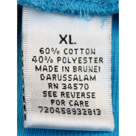 Jason Maxwell Women's Blue 3/4 Sleeve T-Shirt size XL NWT Gem Circles Brooch - Picture 6 of 7